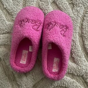 Barbie Plush Pink Slippers